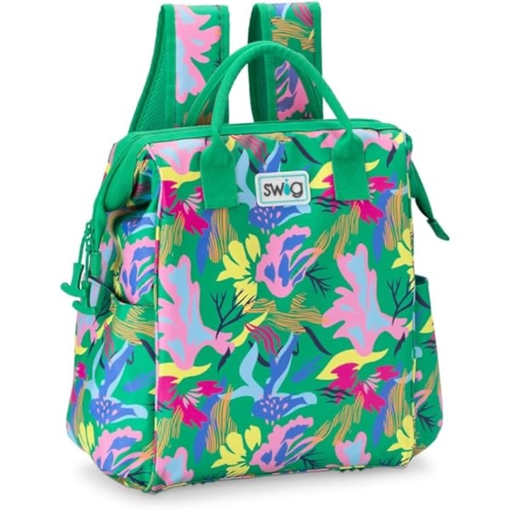 🦋Swig Life Paradise Backpack Cooler, Insulated Cooler, Waterproof Beach Bag
